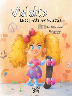 cover image of Violette La coquette sur roulettes